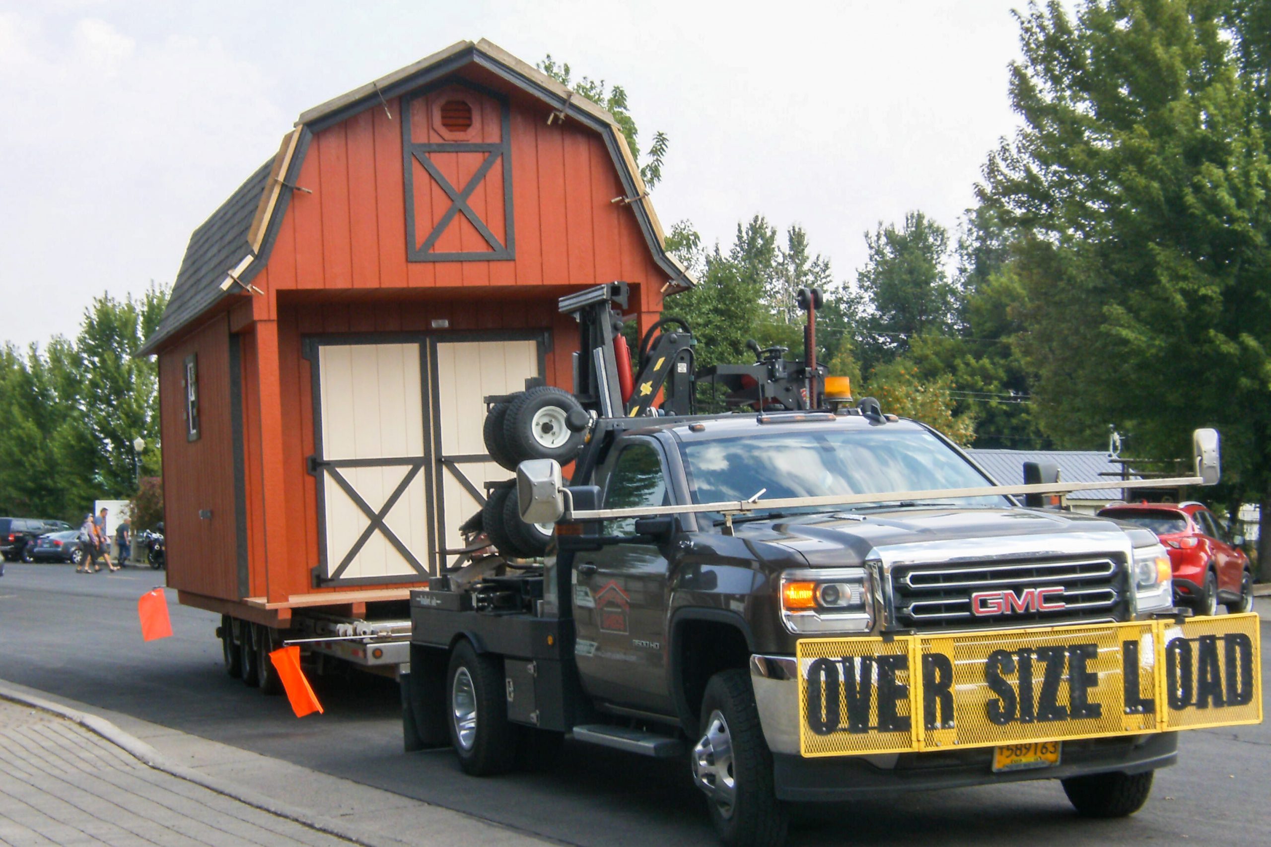 10x20 prefab shed delivery