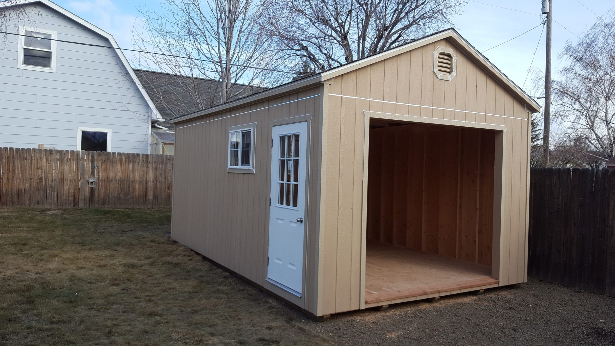 prebuilt sheds or