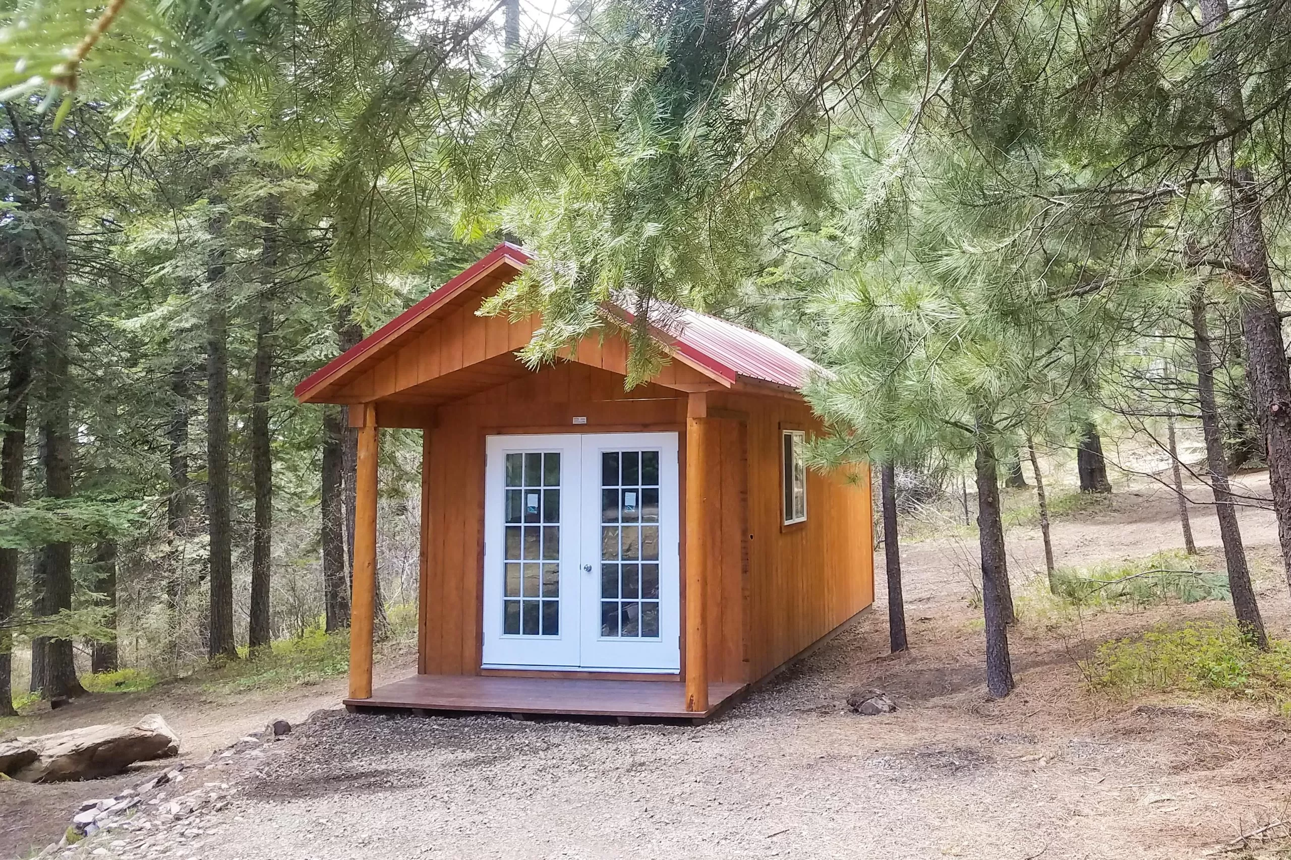 convert a shed into a tiny cabin diy
