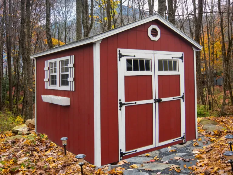 shed to hunting cabin
