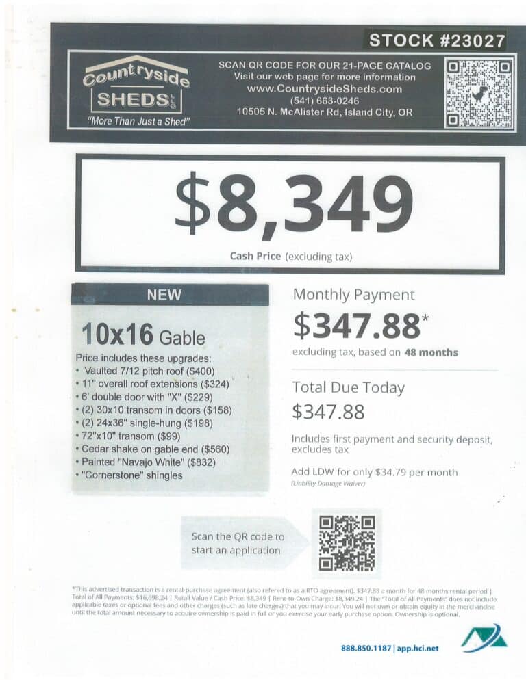 New Price Tag