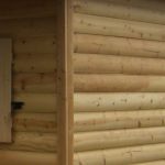 Pine Log Siding shed option or