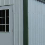 steel siding shed option or