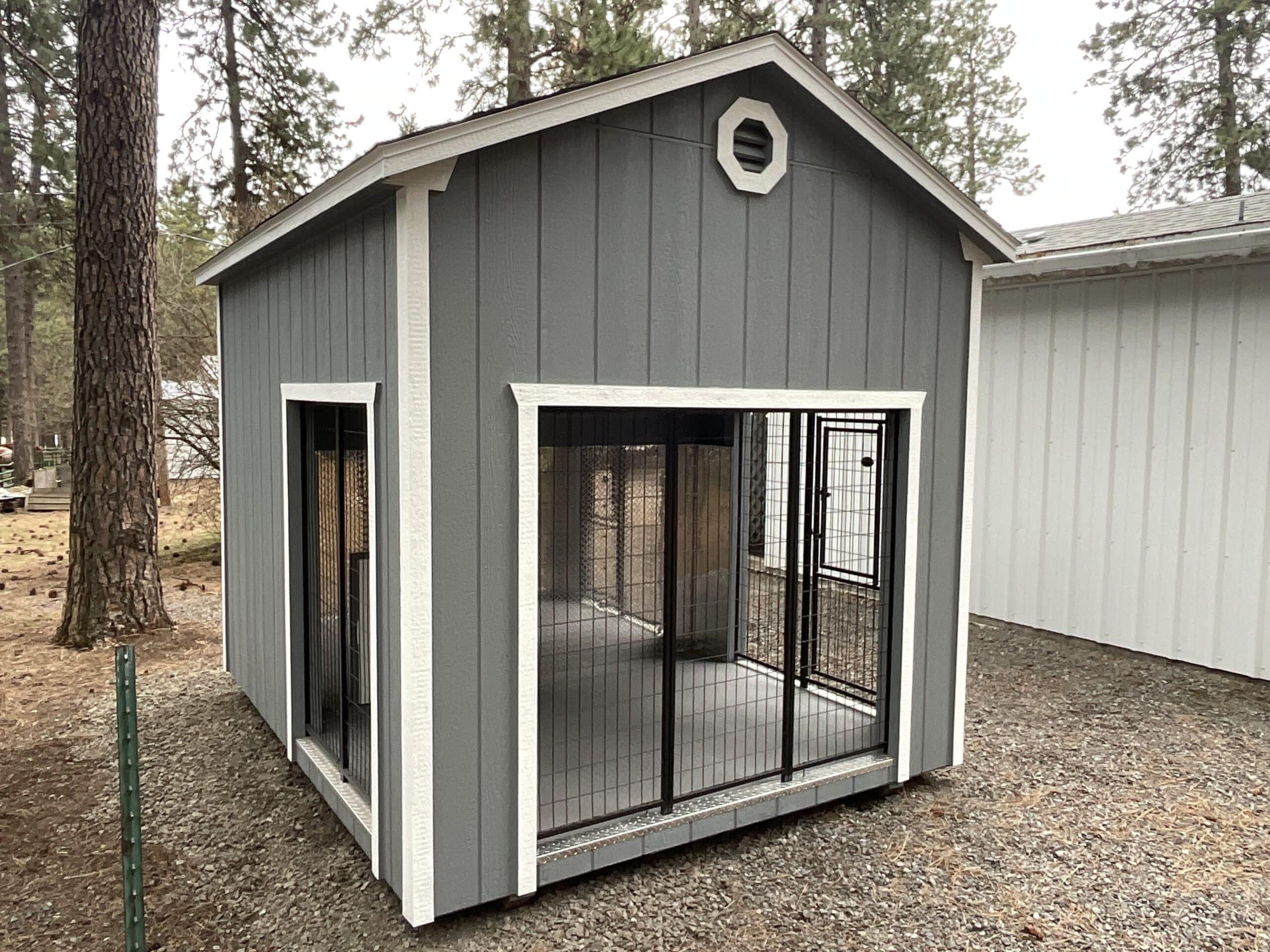 Dog Kennel Grey sides