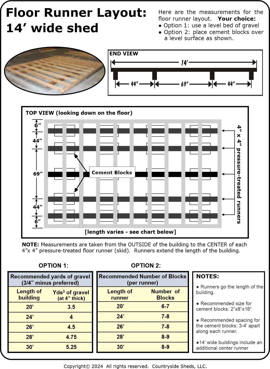 14' floor runner measurements