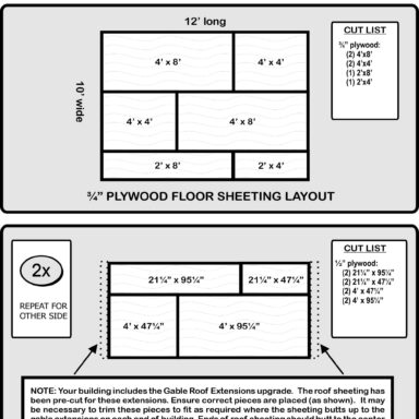 Country Side Sheds LLC Sample Sheet 3