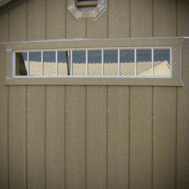 transom shed option