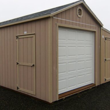 Garage with Standard Walk in door Optional Transom window 1