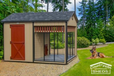 dog kennel in beautiful landscape design ideas