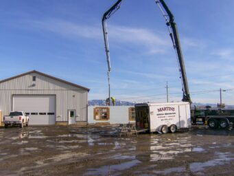 office building raising of new shed location in legrande oregon