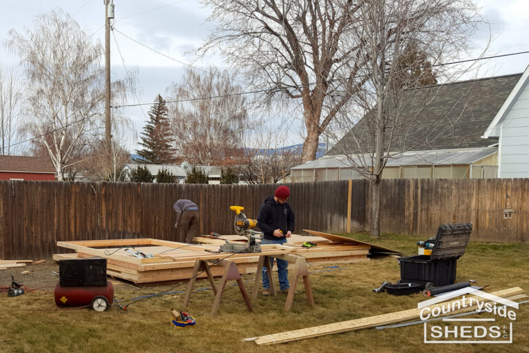 onsite construction custom shed