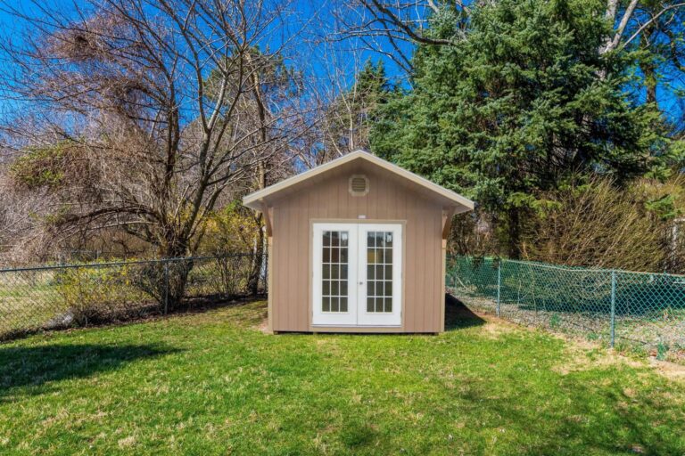 8x8 Shed in Backyard