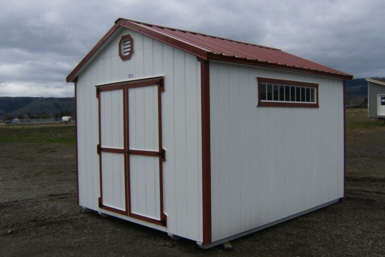 gable prebuilt shed