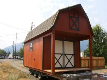 2 10x10 dutch barn wood shed