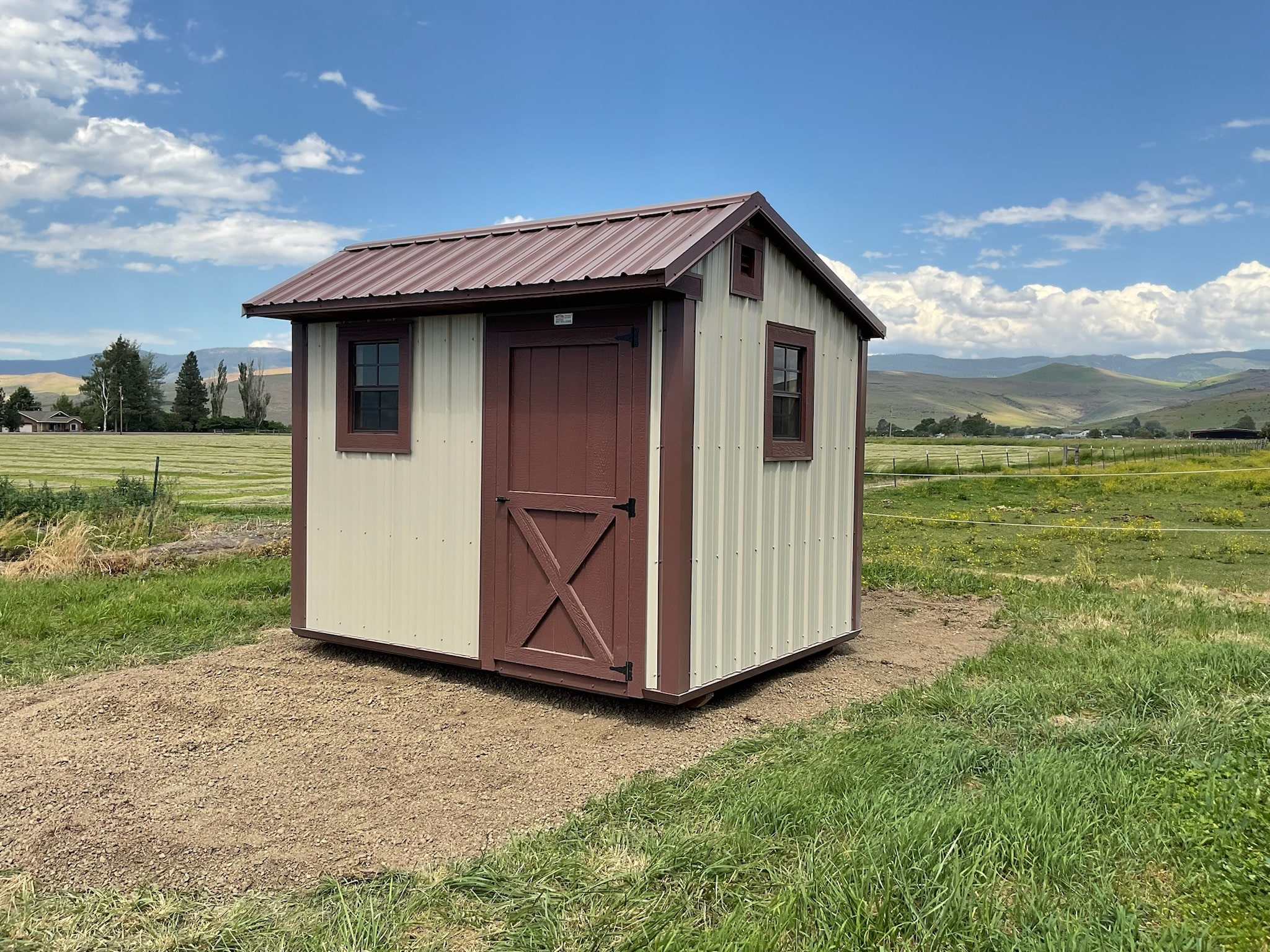 A compact chicken coop designed for small flocks