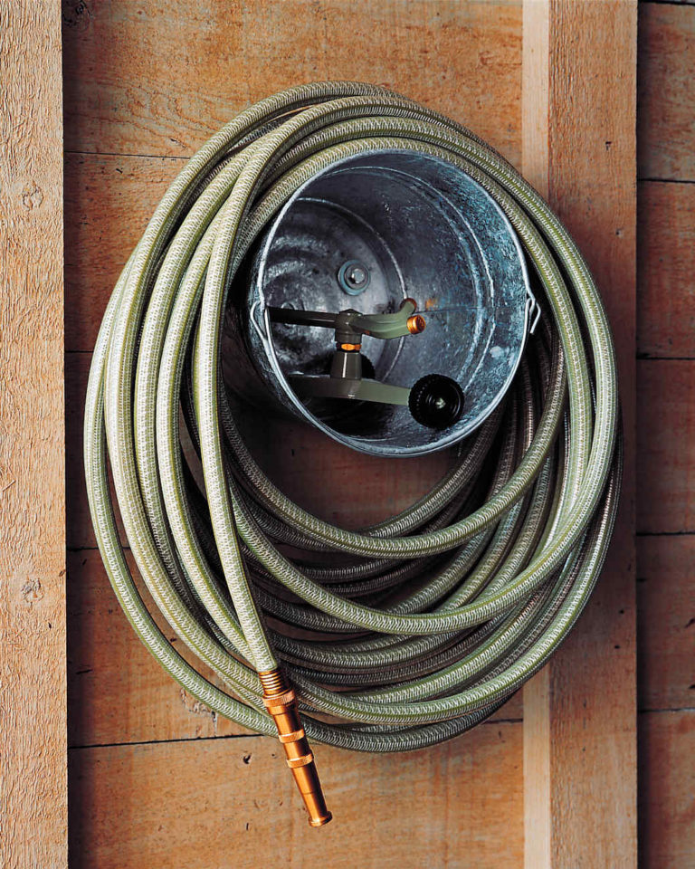 bucket hose reel garden starge shed