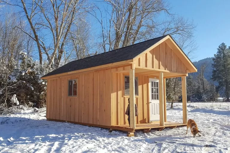how to convert a shed into a tiny cabin