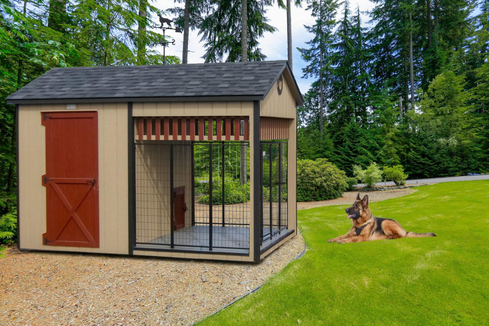 K9 top outdoor kennels