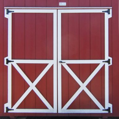 6′ optional double doors barn quaker