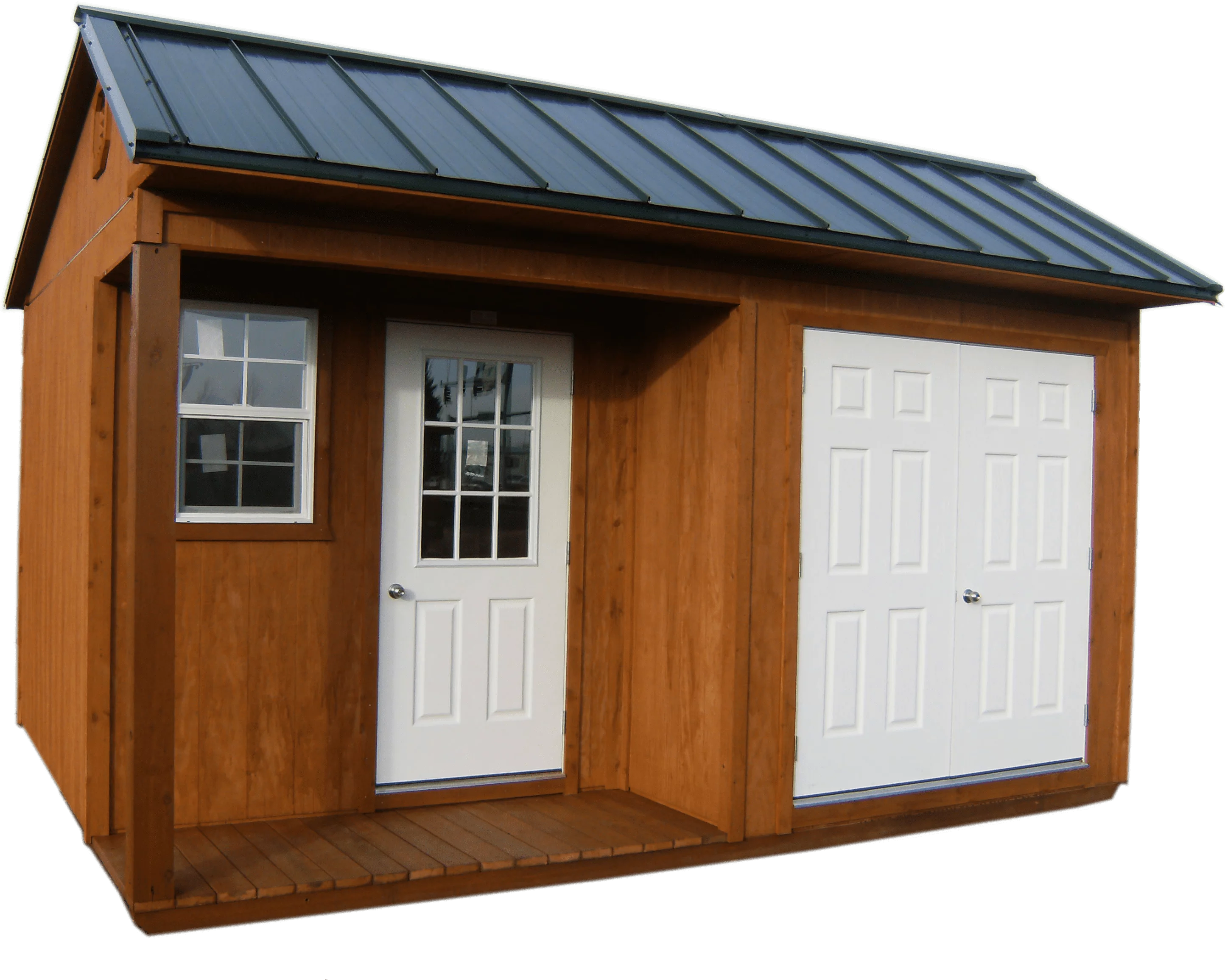 gable wood storage shed near me