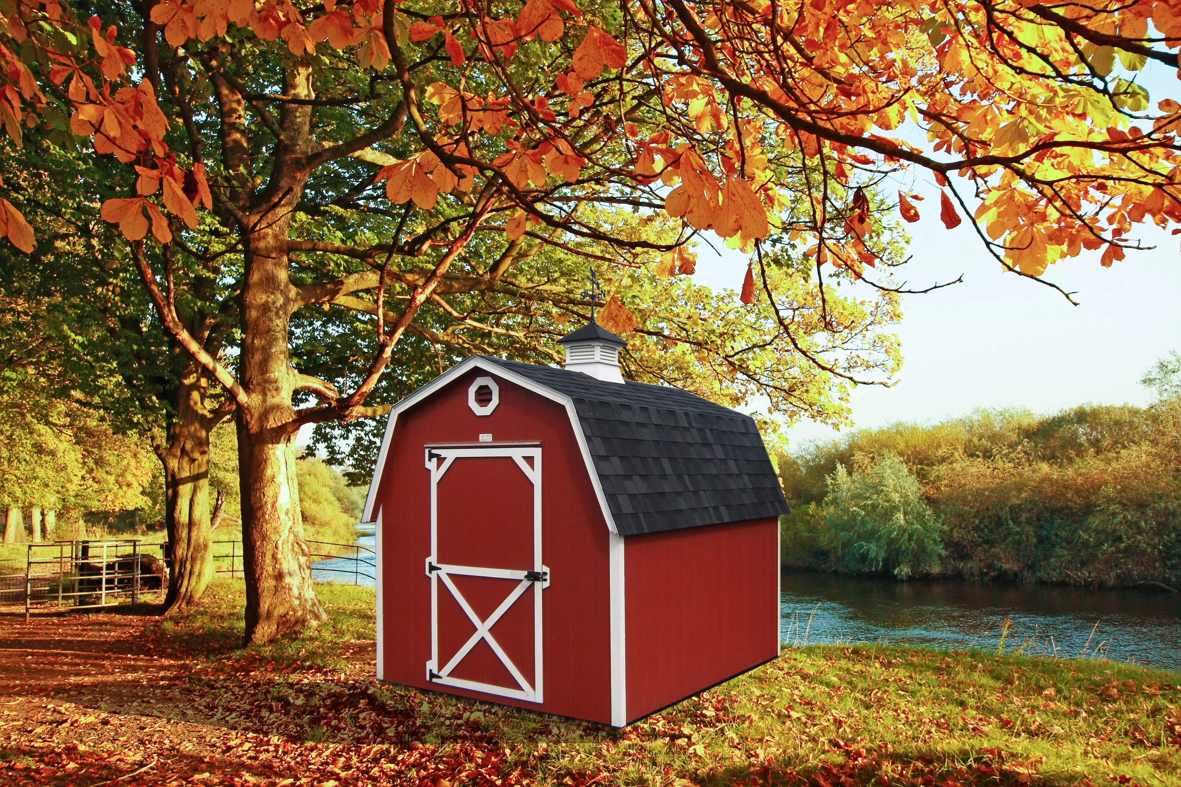 garden shed mini barns in or